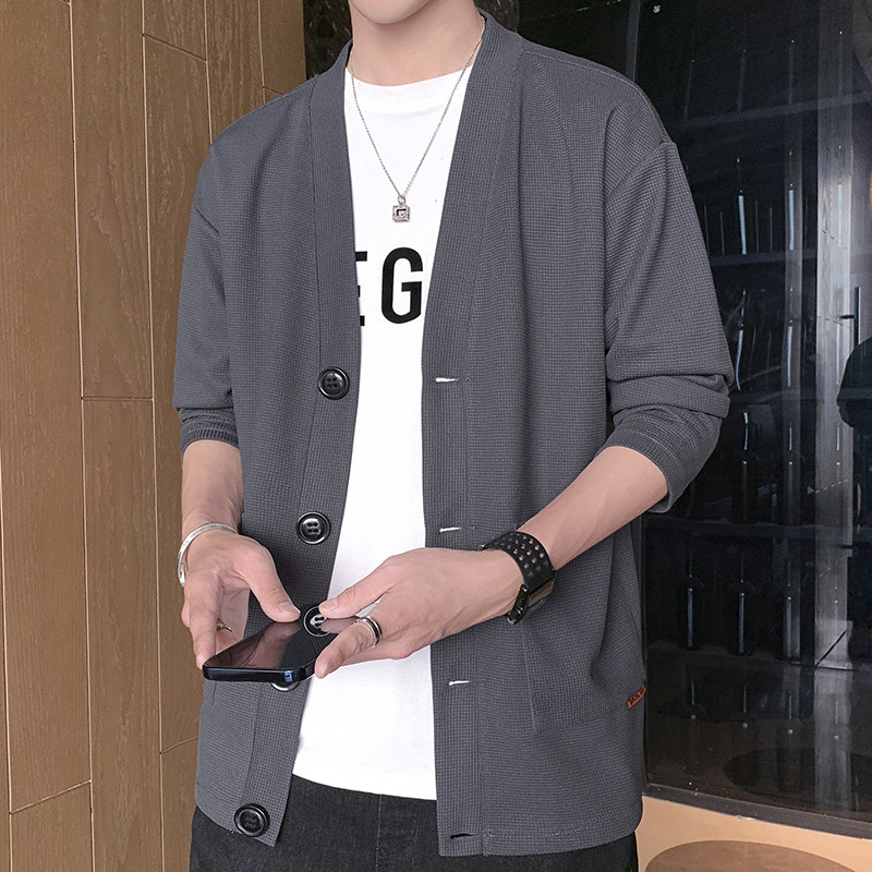 秋季男港风百搭休闲开衫Y6726P42,男装卫衣,星座914