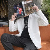 秋装青少年夹克外套男潮流百搭开衫Y6726P42，男装卫衣，星座914
