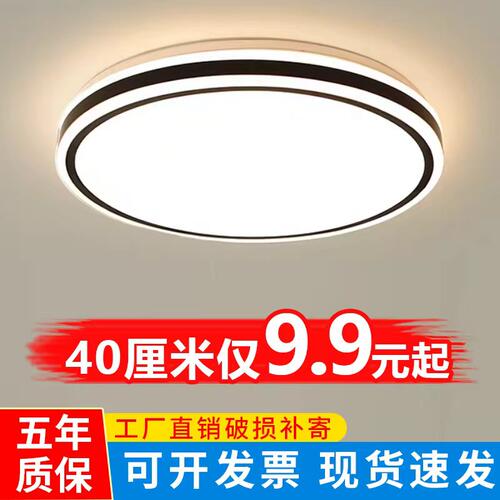 led吸顶灯圆形走廊过道灯阳台灯房间灯卧室灯客厅灯大厅中山灯具