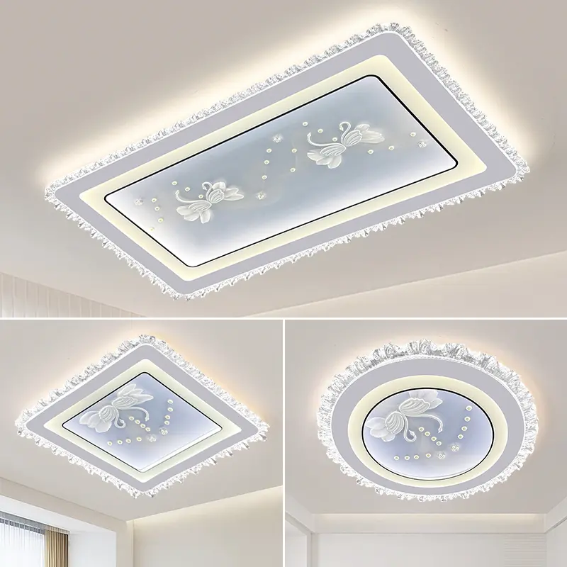 2025年新款led吸顶灯房间卧室灯客厅灯大厅现代简约大气中山灯具