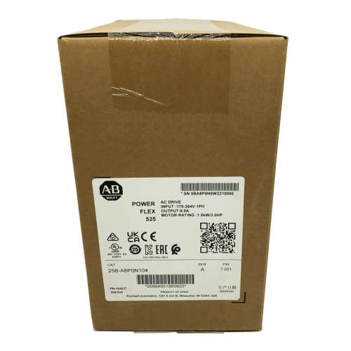 25B-A8P0N104变频器罗克韦尔ABPowerFlex525全新现货25BA8P0N10