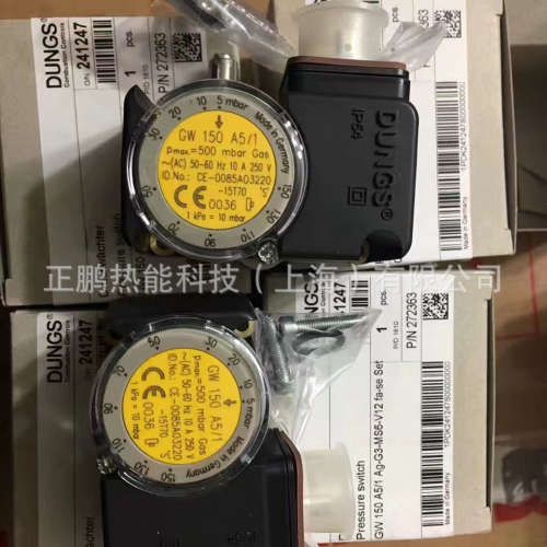 DUNGS燃气压力开关GW10A5 2-10mbar燃烧器配件优惠