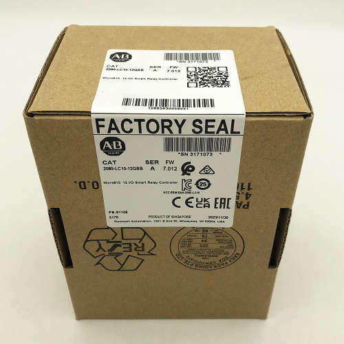 2080-LC10-12QBB 罗克韦尔 AB Micro810 控制器2080LC1012QBB