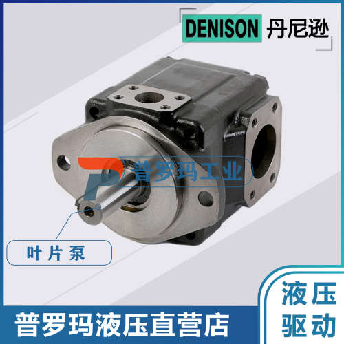 DENISON丹尼逊T6D-045油泵T6C-025-1R00液压泵T6E-037双联叶片泵