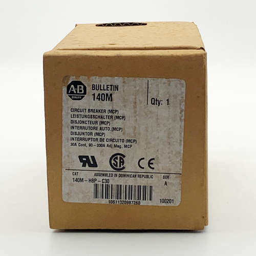 140M-H8P-C30断路器罗克韦尔Allen-Bradley全新140MH8PC30
