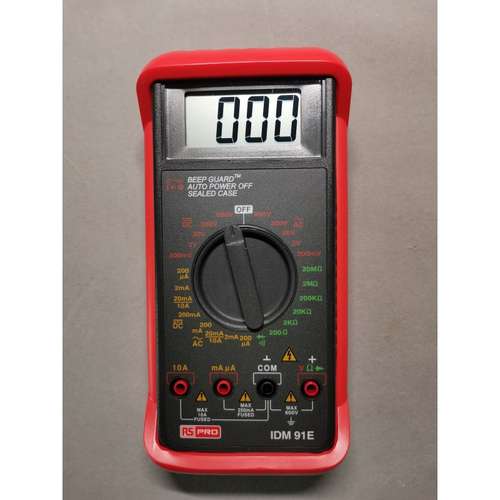 RS PRO IDM91E 数字万用表