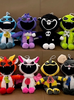 跨境新款Nightmare Critters噩梦小羊游戏周边玩偶毛绒玩具娃娃