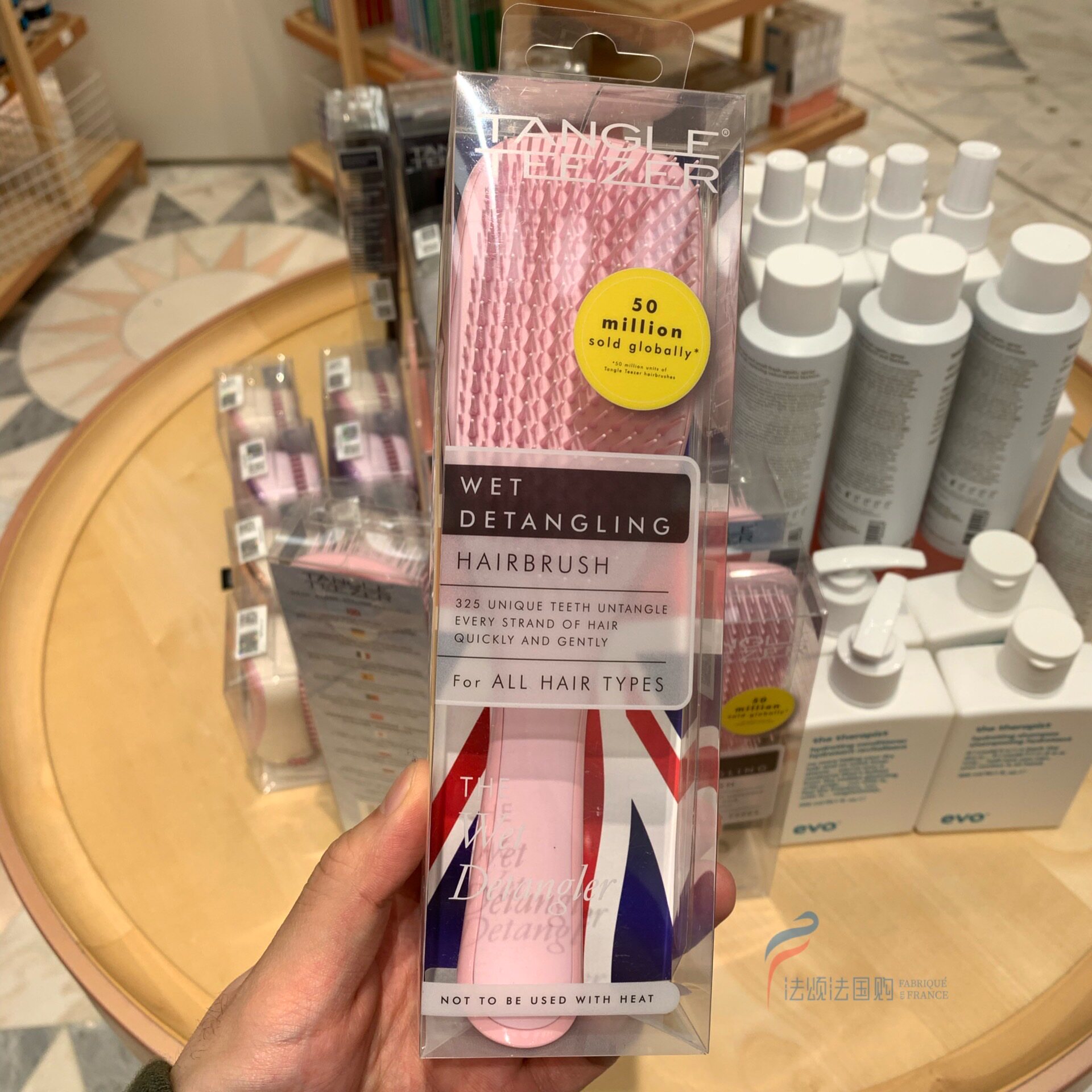 国现英国tangle teezer王妃梳灵巧款长柄美发梳按摩tt梳子防打结