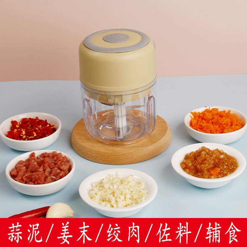 小型电动捣蒜器蒜泥神器家多功能