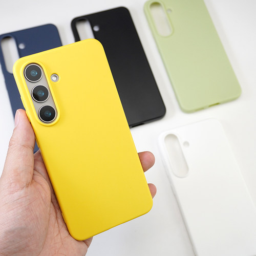 适用三星S25系列纯色软壳微磨砂