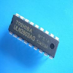 进口达林顿驱动集成电路 ULN2803A ULN2803APG DIP-18 拆机