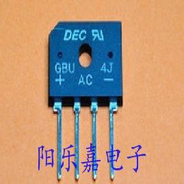 全新硅整流全桥 GBU4J GBU406 4A 600V 液晶显示扁桥桥堆
