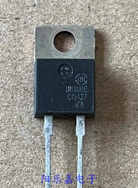 进口快恢复二极管 MUR8100E U8100E RHRP8100 8A/1000V TO220-2