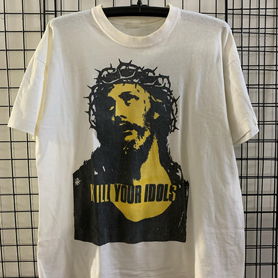 短袖痞帅街头男女枪花乐队主唱