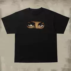 Salute to Michael Jackson's portrait print short sleeved retro men's and women's high street T-shirt trend