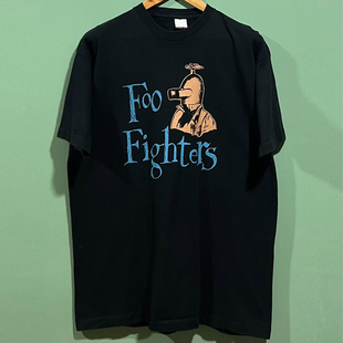 Foo Fighters喷火战机乐队潮牌短袖T恤Cityboy高级感美式复古半袖
