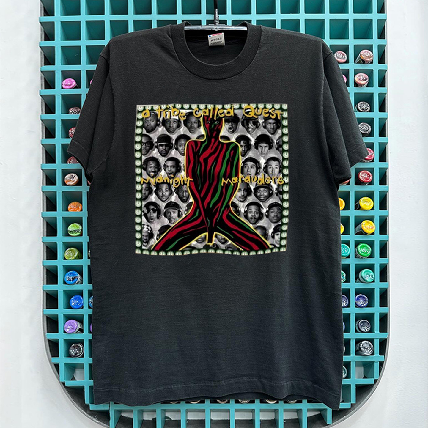 A Tribe Called Quest探索一族合唱团hiphop美式复古短袖T恤潮tee
