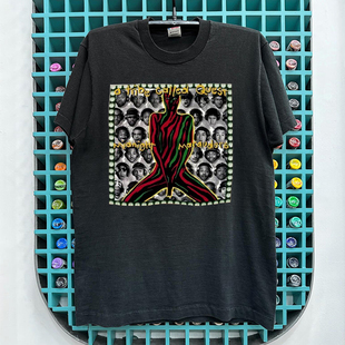 A Tribe Called Quest探索一族合唱团hiphop美式复古短袖T恤潮tee