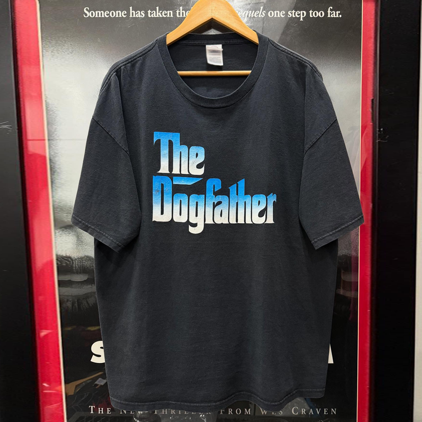 The Godfather电影美式复古恶搞街头颓废风oversize怪味短袖T恤潮