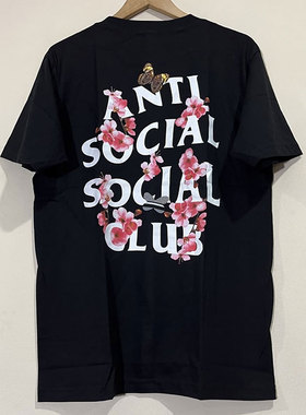 GX ASSC ANTI美式潮牌男女短袖欧美复古高街宽松潮流情侣款T恤衫