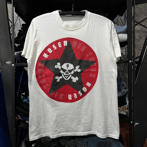 Die Toten Hosen乐队摇滚休闲美式复古post-punk简约宽松短袖T恤