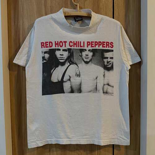 Red Hot Chili Peppers红辣椒乐队另类摇滚美式街头复古短袖T恤棉