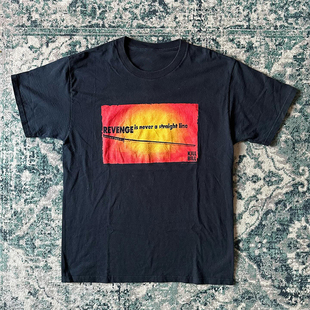 Kill Bill杀死比尔昆汀电影周边oversize宽松质感短袖男女纯棉T恤