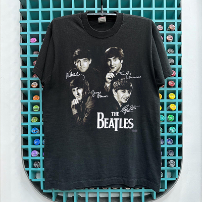 披头士乐队美式重磅纯棉短袖T恤