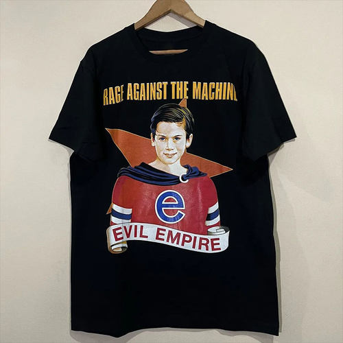 Rage Against The Machine短袖男女情侣款宽松潮牌高街重磅棉T恤