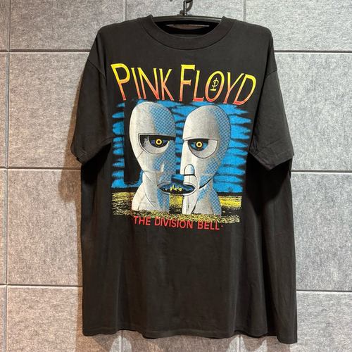 Pink Floyd前卫摇滚乐队美式街头慵懒风vintage潮流落肩短袖T恤