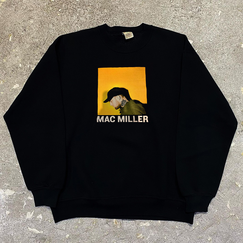 Mac Miller迈克·米勒西海岸说唱hiphop嘻哈摇滚男女人像长袖卫衣