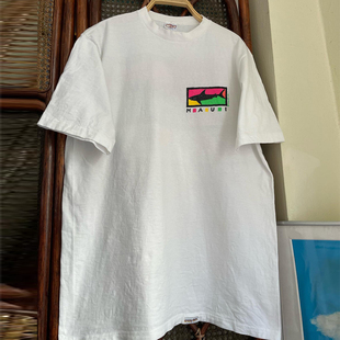 T恤FOG潮牌高街西海岸重磅纯棉情侣半袖 Maui鲨鱼主题美式 复古短袖