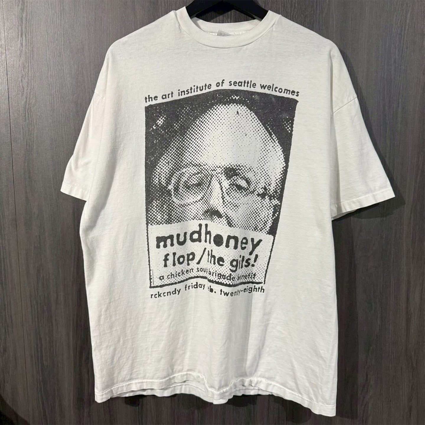 另类摇滚乐队Mudhoney泥浆蜜演出周边美式潮牌Tee复古纯棉短袖T恤