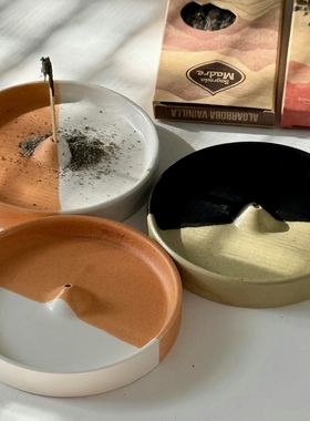 Sagrada Madre专用香插原创手绘陶瓷香盘香托家用线香器皿摆件