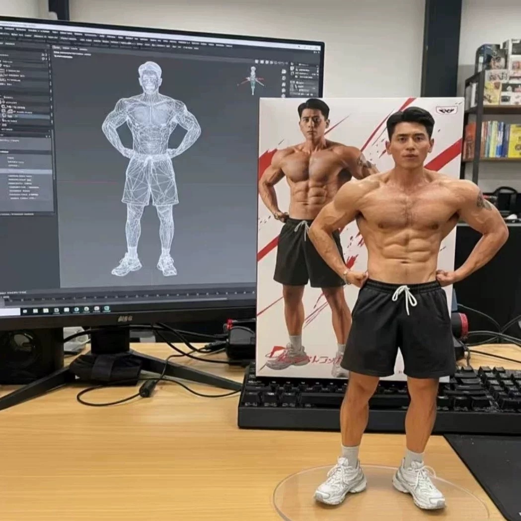 AI生图定制nano banana各类风格照手办3D玩偶公仔套装3d打印人偶
