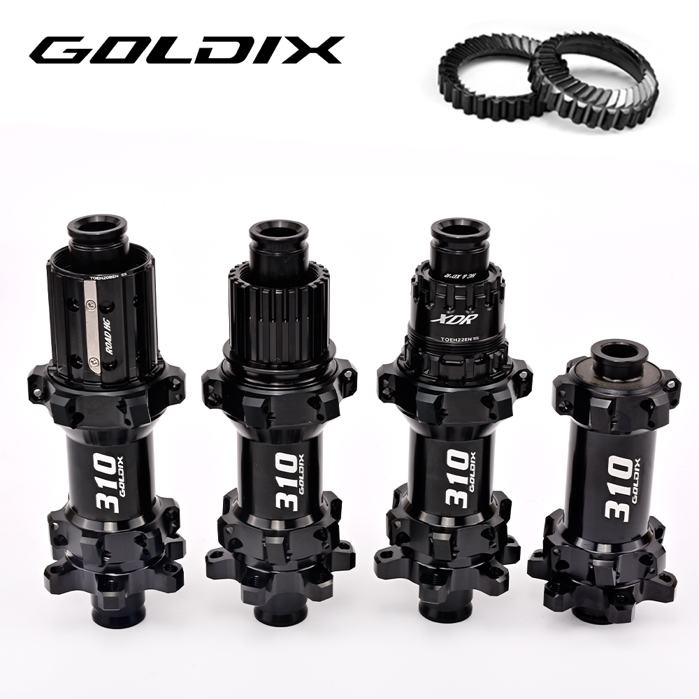 GOLDIX R310公路车花鼓新款锥形棘轮36t 24孔直拉六钉自行车轮毂