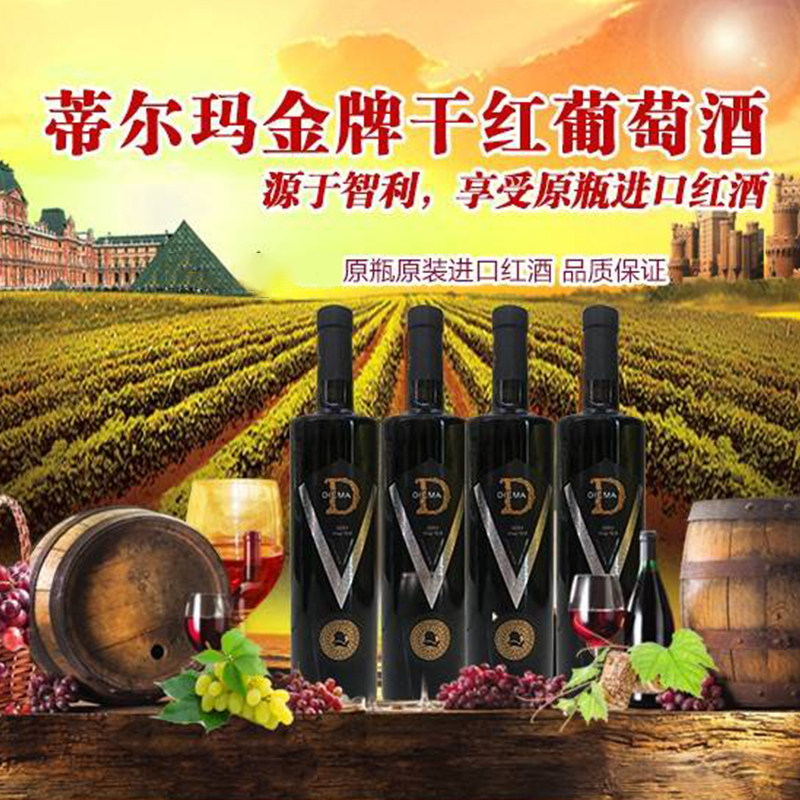 蒂尔玛金牌干红智利进口