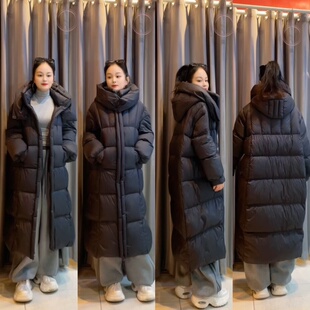 【漫步茶茶】915时尚百搭连帽拉链保暖羽绒服外套（含90%白鸭绒）
