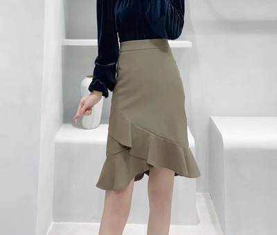 【堂家TXQ】裙子半身中长包裙泉熙正品女