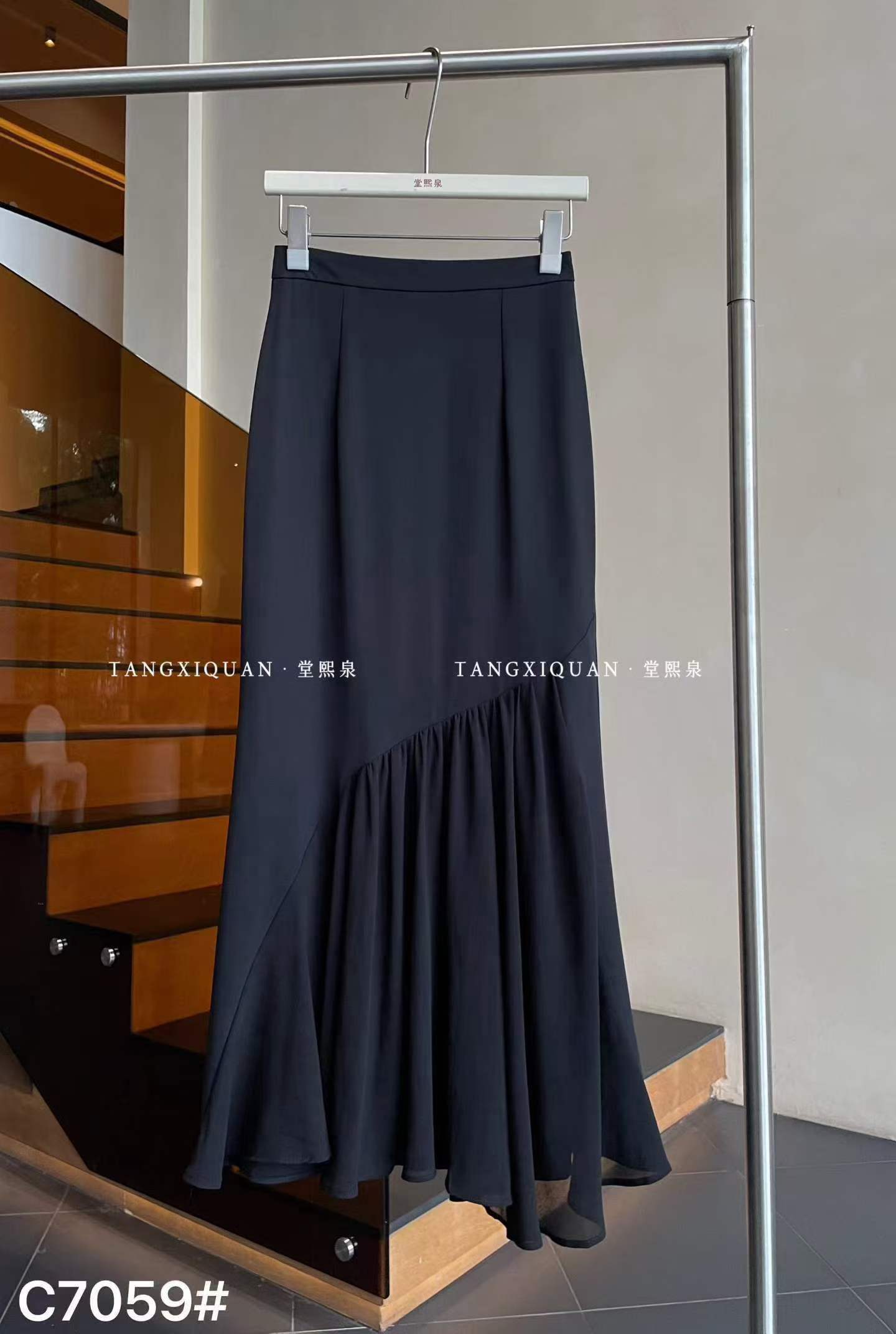 【堂家TXQ】C7059裙子半身包臀中长泉熙女夏装