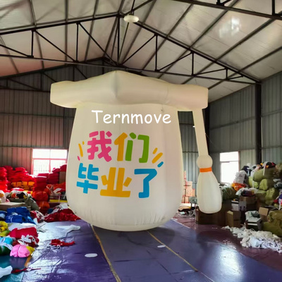 定制充气学士帽气模博士帽子学校庆典学生开学毕业季美陈打卡道具