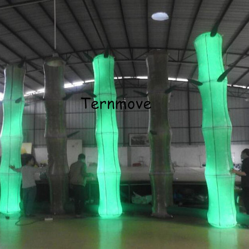 充气网红卡通熊猫气模竹子气模爬墙熊猫模型商场景区广告活动宣传