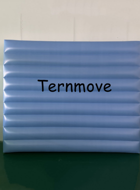 蓝色充气广告墙展览会馆背景美陈网红打卡拍摄摄影卡通模型气模