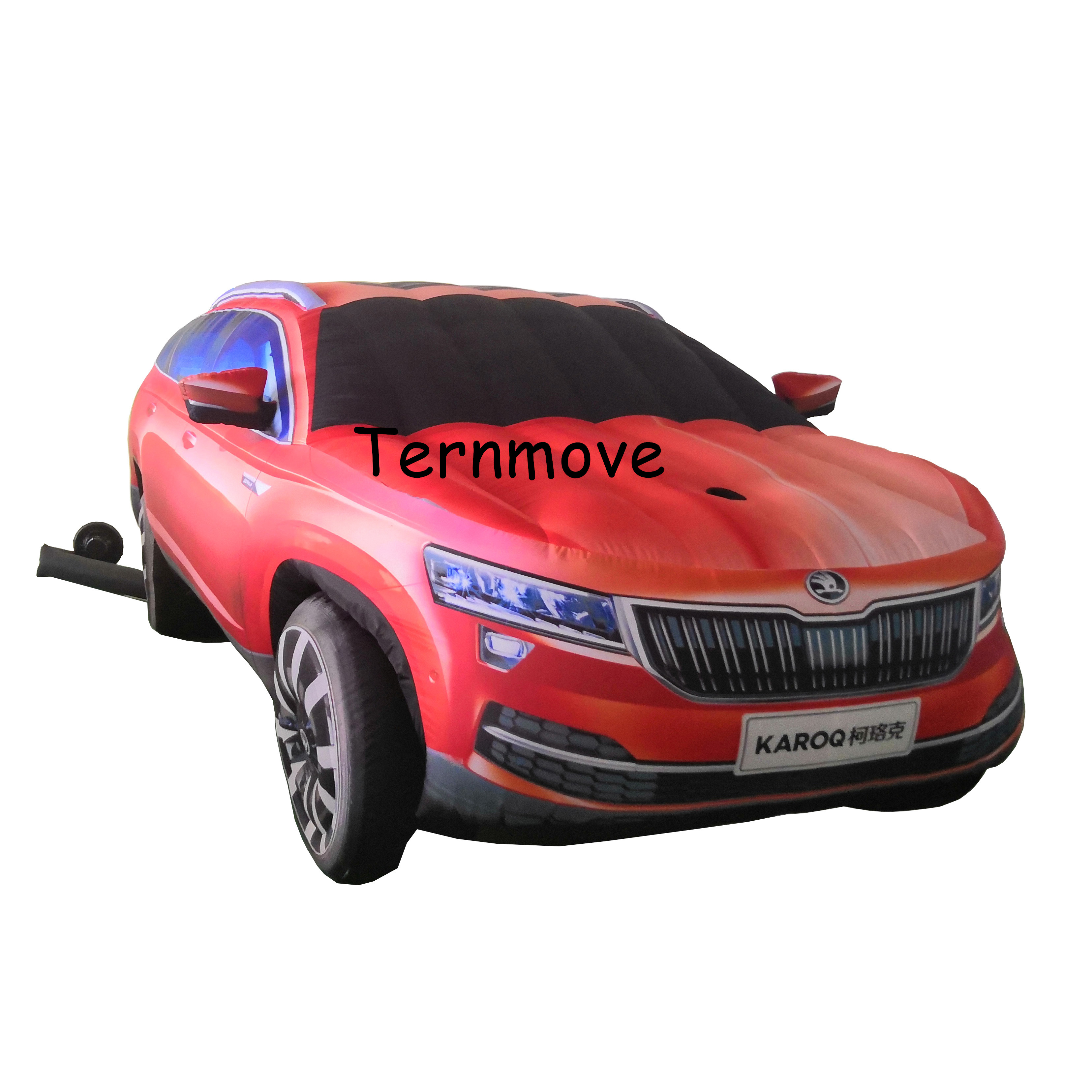 充气汽车气模仿真模型4S店车展活动专用闭气SUV卡车碰撞试验布置