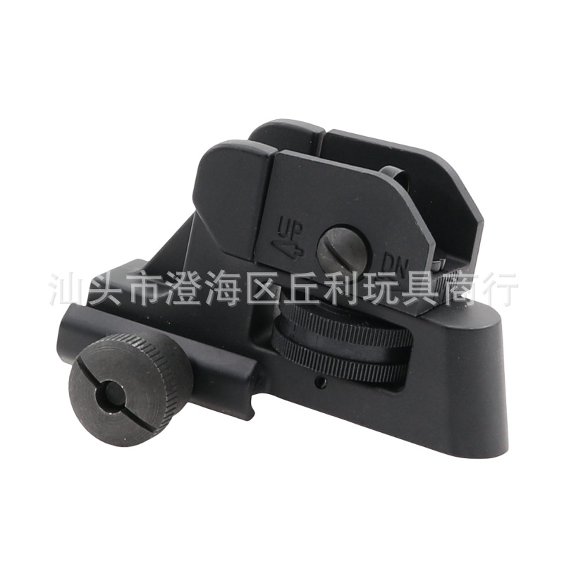 CQB金属机瞄 后瞄司马M4 锦明 司骏机械瞄后瞄准玩具精击SLR提拔