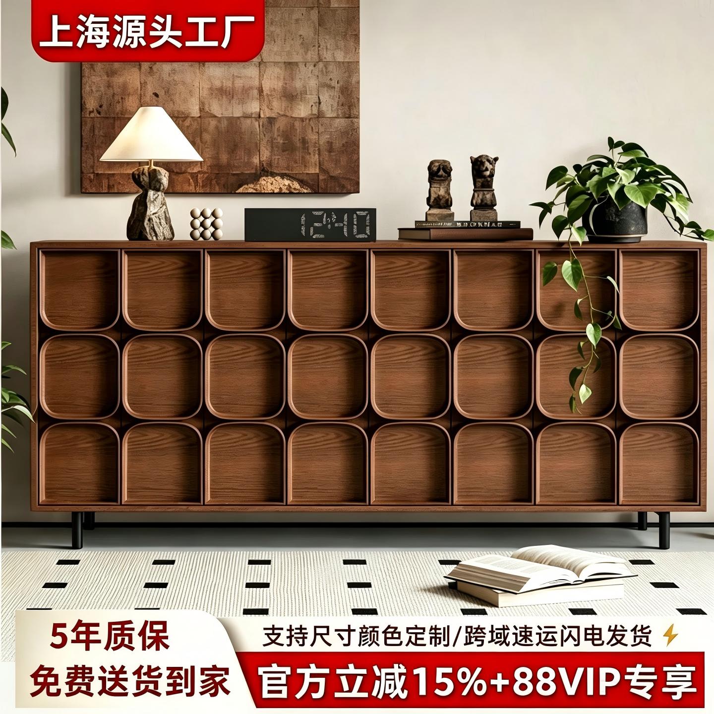 中古风烤漆玄关鞋柜餐边柜储物柜