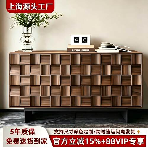原创意式烤漆餐边柜玄关柜储物柜