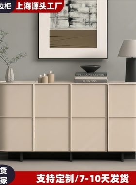 林俩木原创意式极简烤漆餐边柜客厅靠墙储物柜玄关柜收纳柜装饰柜