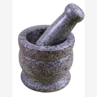 石头蒜臼子捣蒜器蒜蓉蒜泥器捣碎家用研磨擂钵石臼蒜臼手动砸蒜罐
