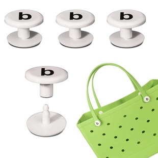 EVA洞洞包扣沙滩包扣子b字扣塑料二合扣沙滩包纽扣肩带扣公母按扣